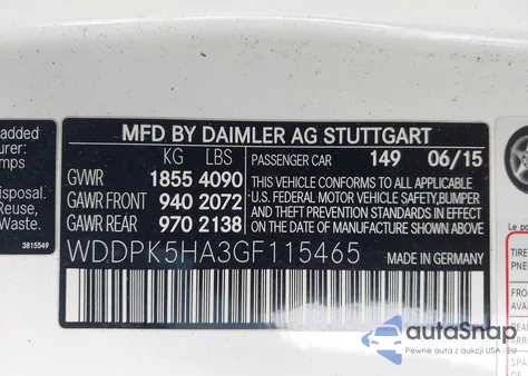 2016 Mercedes-Benz Slk 350 z USA, uszkodzony, nr VIN WDDPK5HA3GF115465